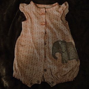 Baby elephant romper
